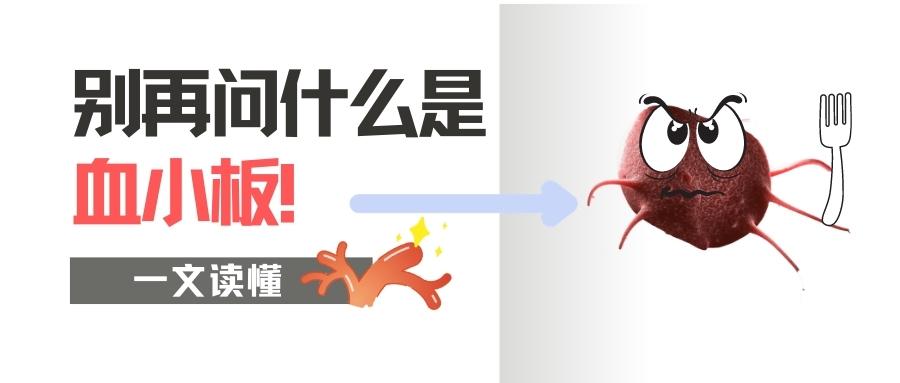 别再问什么是血小板一文读懂