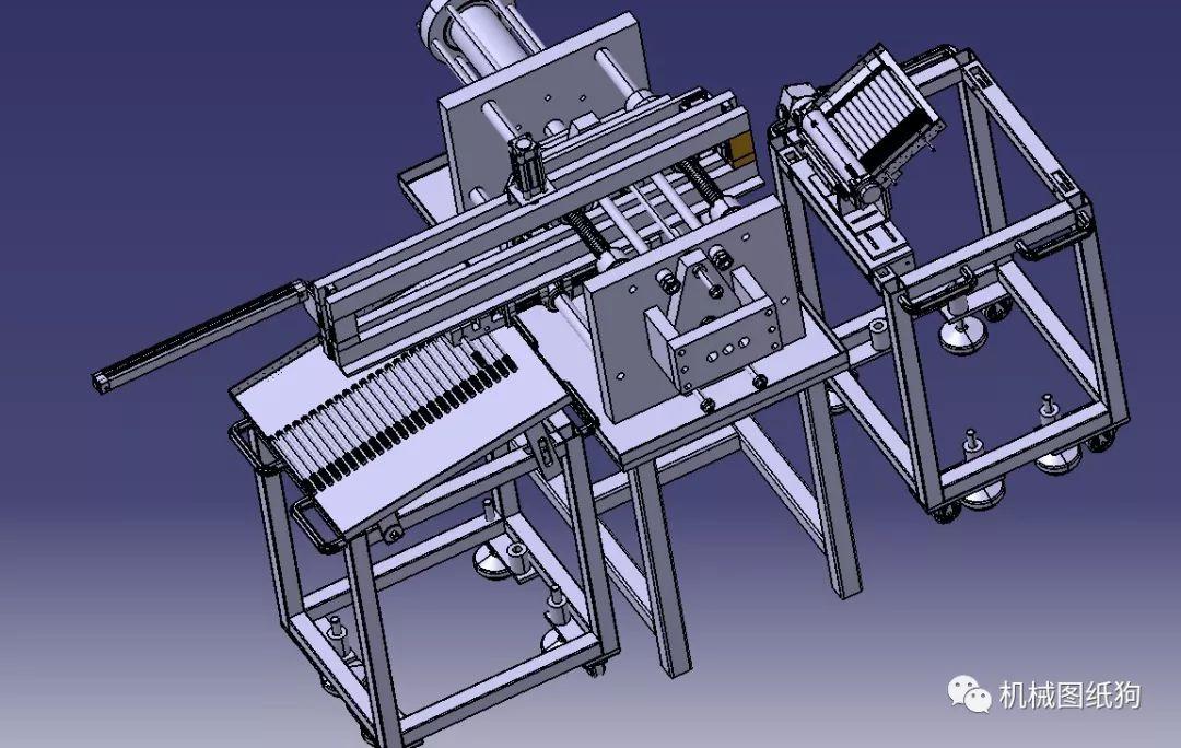 非标数模 自动送料齿轮加工机3d模型图纸 stp格式