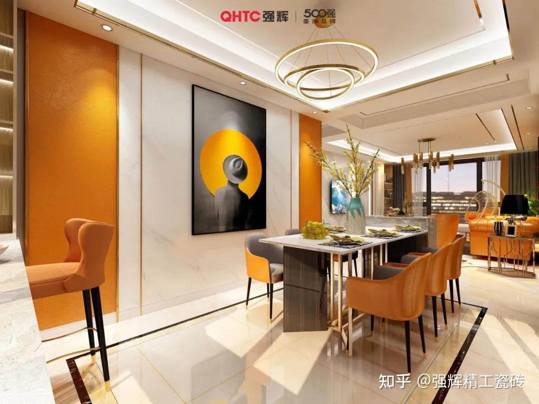 户型装修那些事 | 130㎡爱马仕轻奢风,装修时尚新宠儿