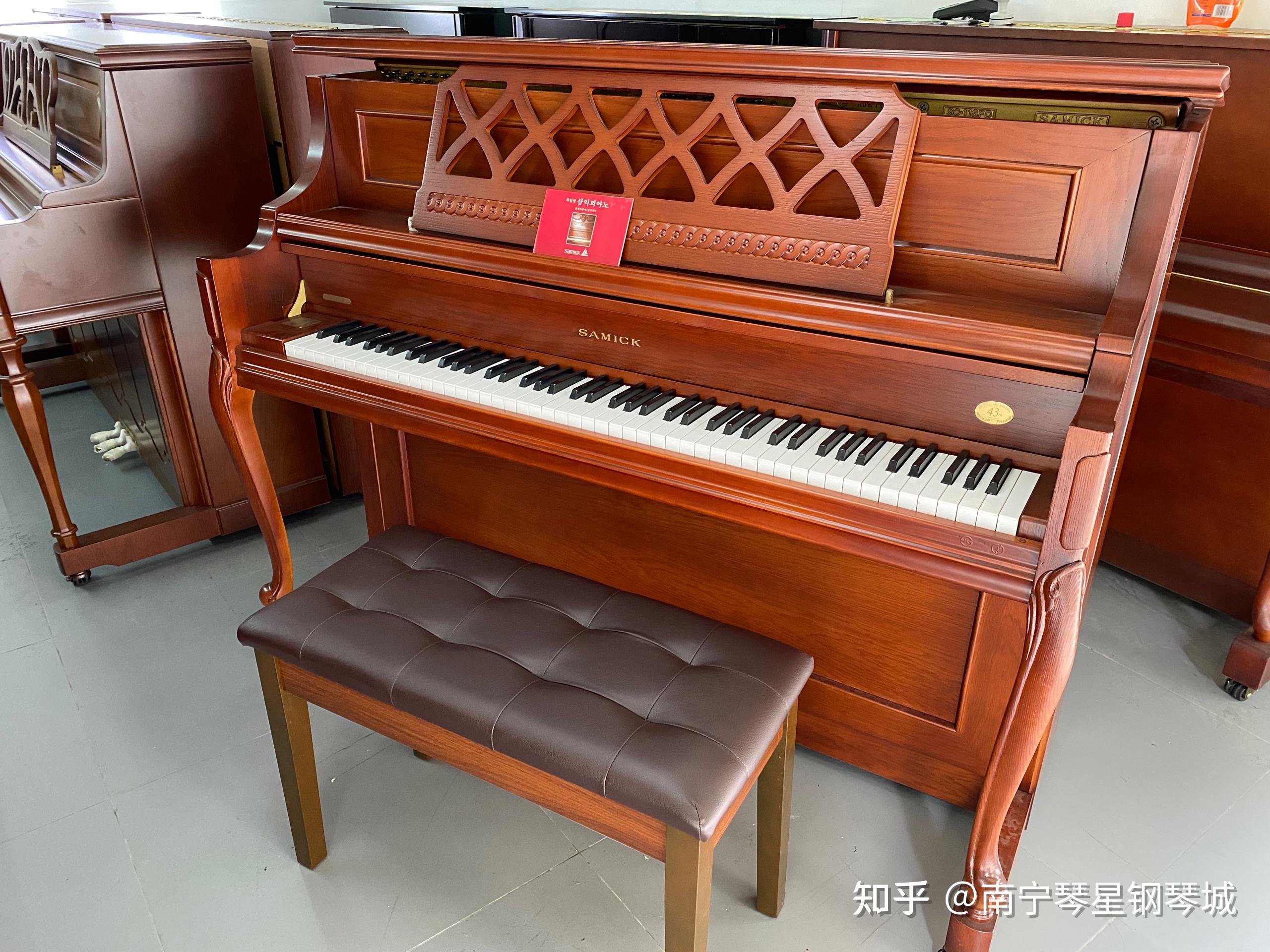 韩国进口三益钢琴43周年纪念款三益sc118fd2001年产