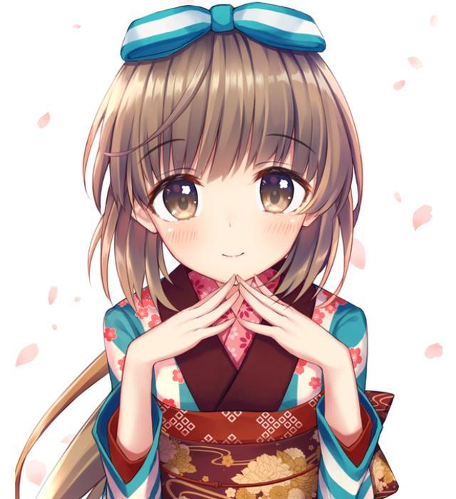 唯美和风少女头像秀丽端庄花容月貌的二次元美人儿
