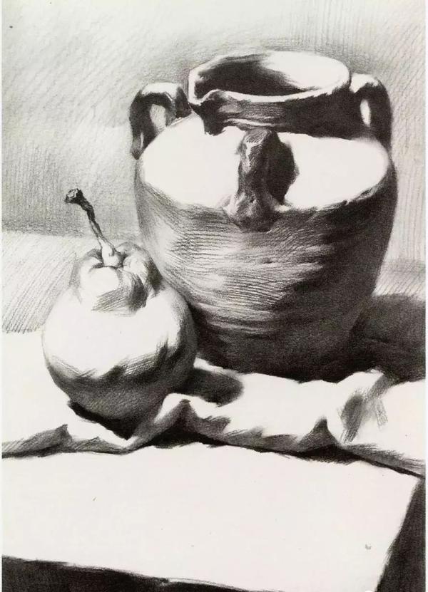 素描入门素描小组合绘画步骤解析