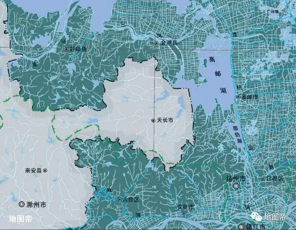 天长市为什么属于安徽而不是江苏?