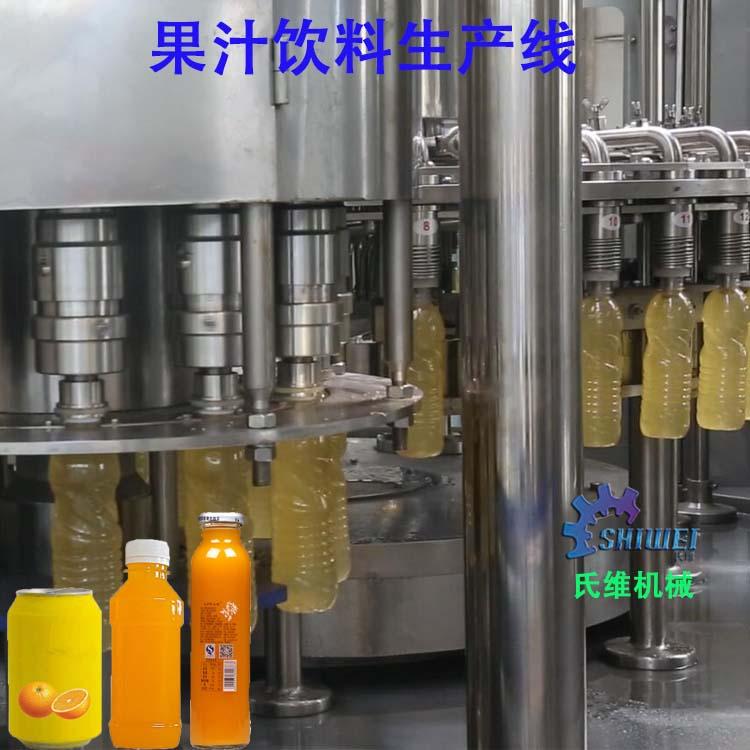 水果汁饮料生产线 玻璃瓶饮料灌装机设备