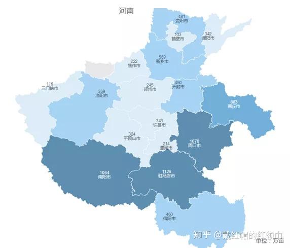 中国各省份主要农作物种植地图(建议收藏)