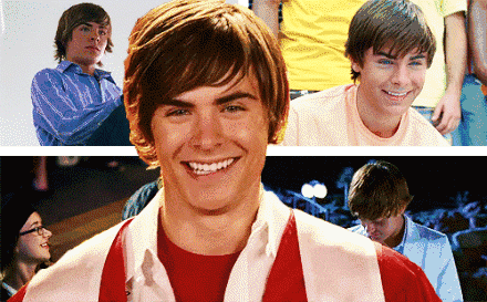 乐观的她终于想出一个绝妙的点子 她是美国著名演员 扎克·埃夫隆(zac