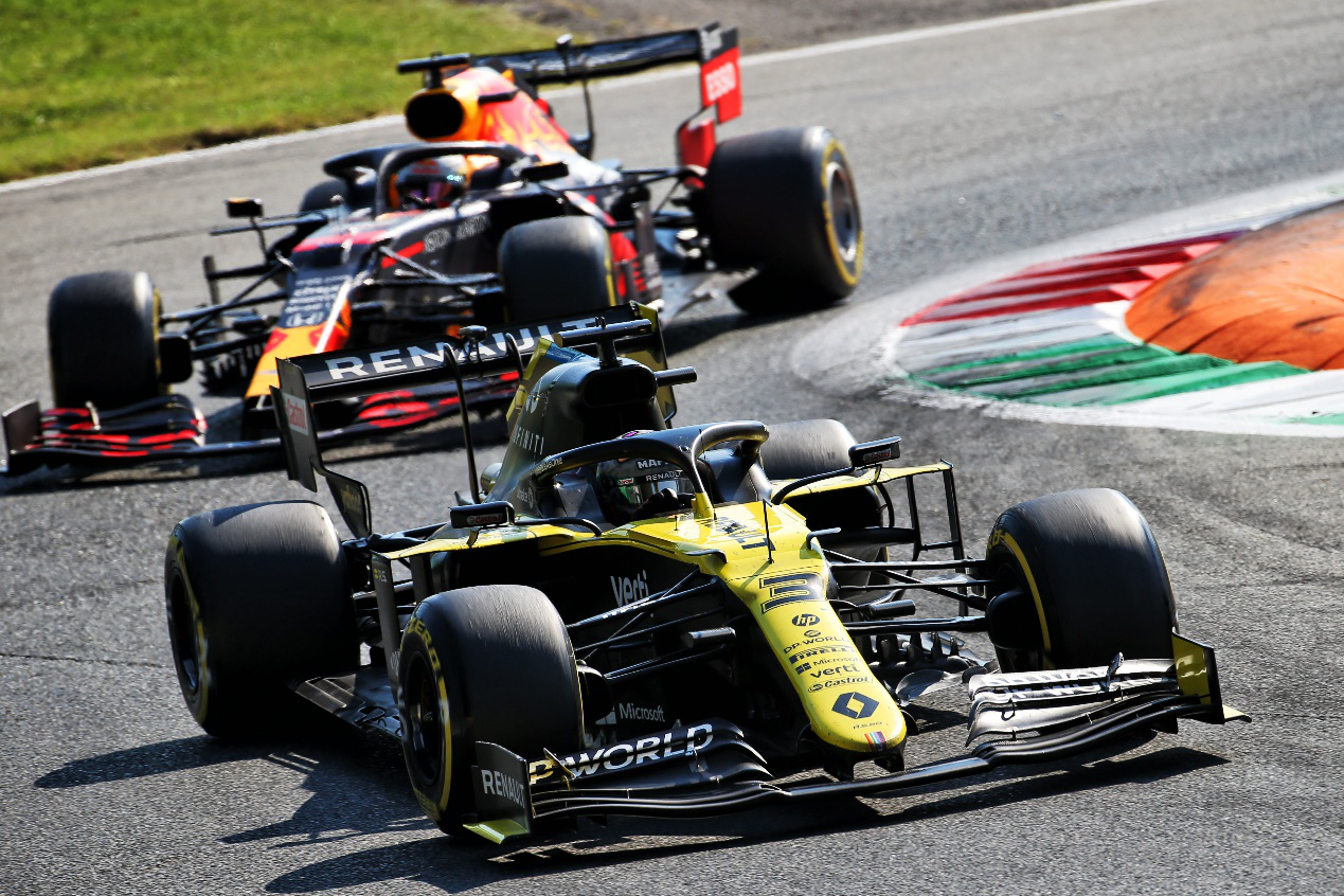 雷诺f1车队在f1意大利大奖赛再次赢得12积分
