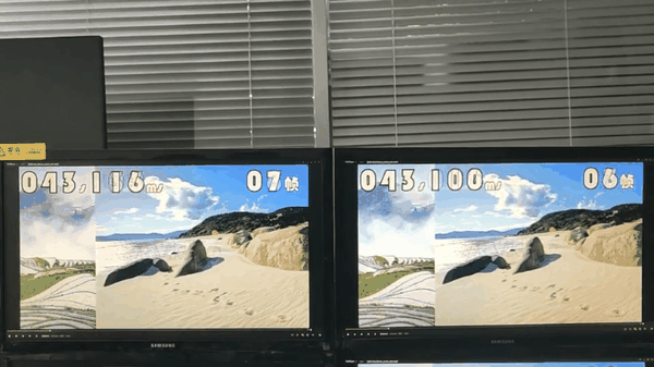 测试方法说明:使用相机水平拍摄