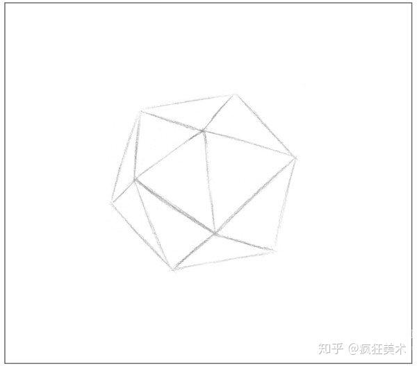 艺考生必看素描二十面体详解一步一步教你提高素描成绩