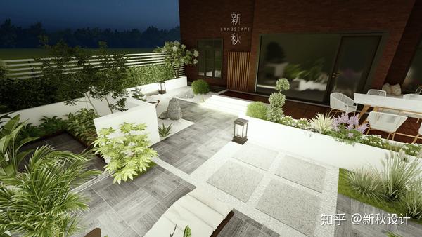 100平米现代轻奢庭院设计分享