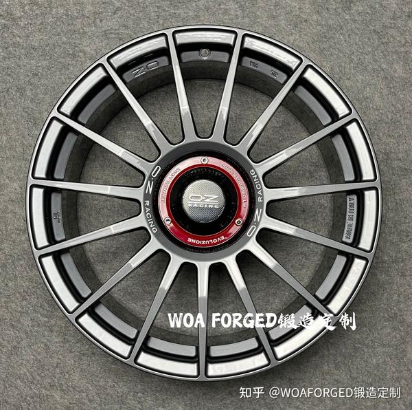 woaforged锻造轮毂定制 oz lm evo款式 mini 高尔夫 改装轮毂