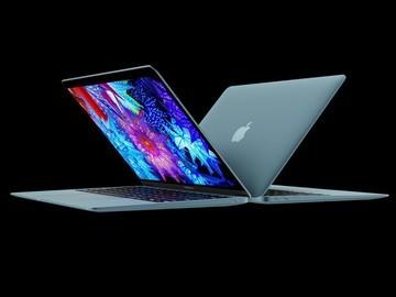 macbook air,macbook air m2 没有刘海屏没有多彩壳新款macbookair渲染图曝光