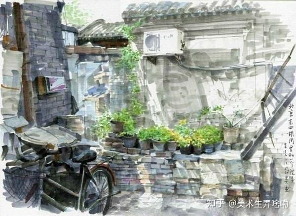 色彩风景素描风景都有了 来看看这组马克笔