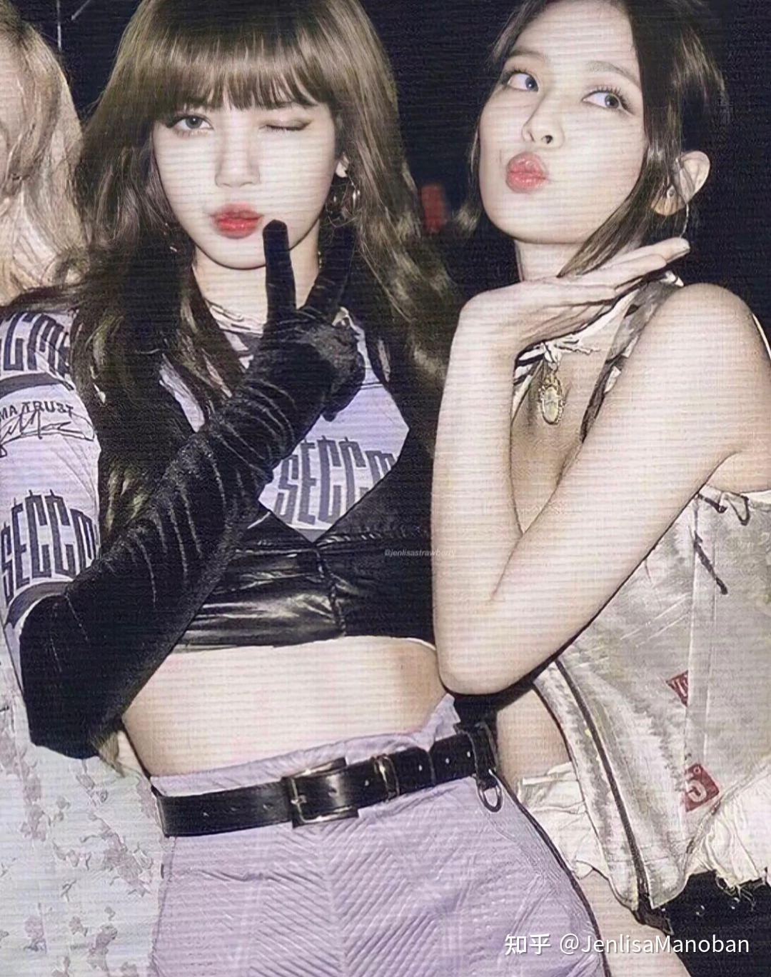 急!和朋友有个争执:jennie和lisa谁是直角肩?