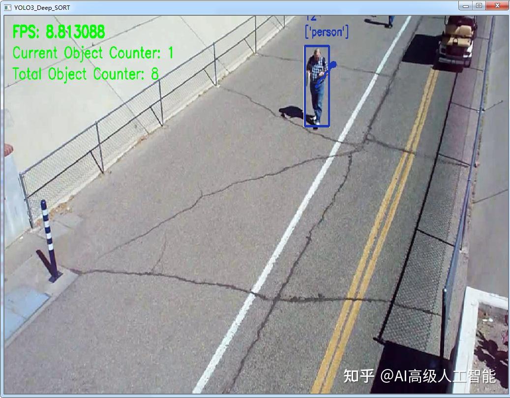 基于yolov3与deepsort的行人多目标跟踪