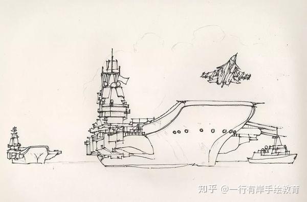 酷燃扬我国威手绘海军70周年阅兵战舰中国海军今非昔比