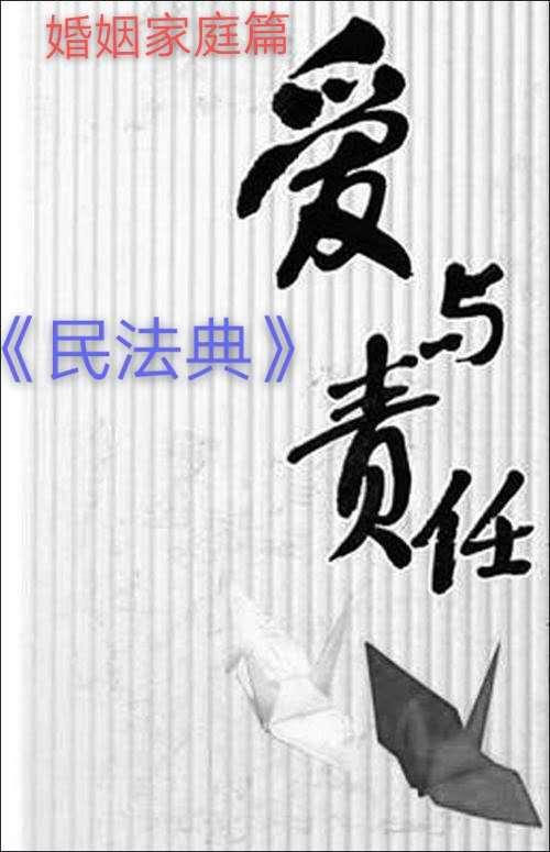 《民法典》之婚姻家庭~爱与责任