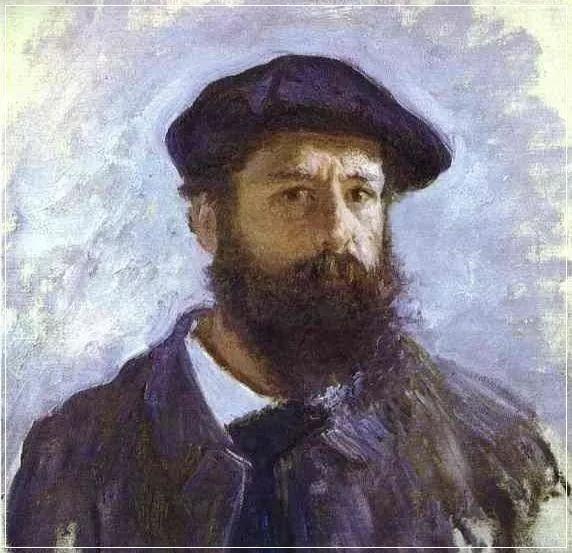 《自画像》 1886年 私人收藏品    克劳德·莫奈claude monet