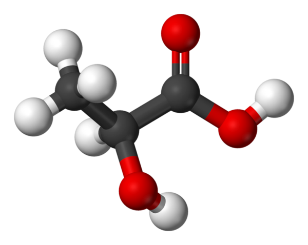 乳酸广泛存在于人体,动物,植物,微生物中.乳酸分子结构