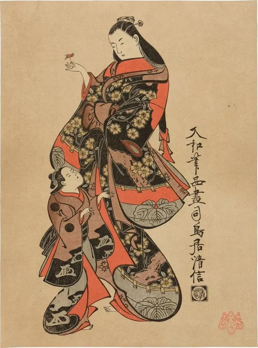 菱川师宣与其之后的美人画