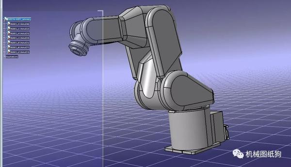 机器人kawasakirs0033kg机械臂模型3d图纸step格式