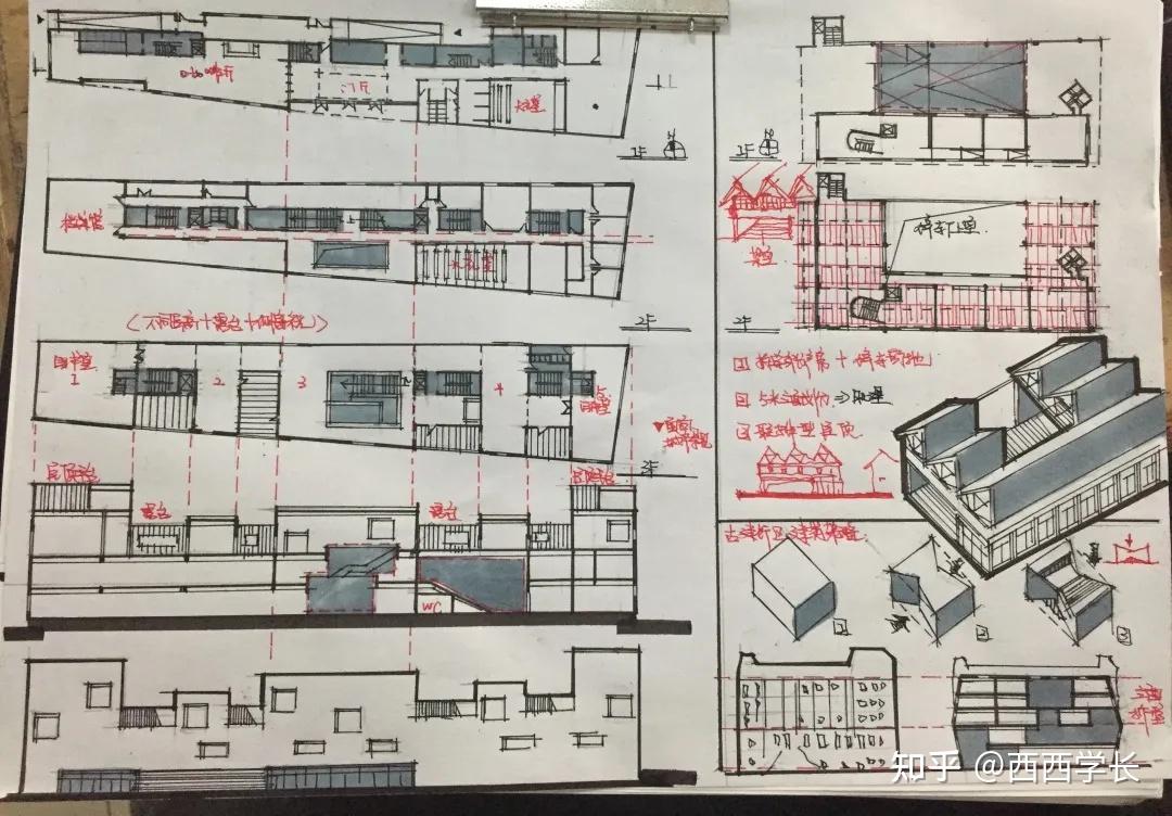 关于建筑案例抄绘方法的超全总结