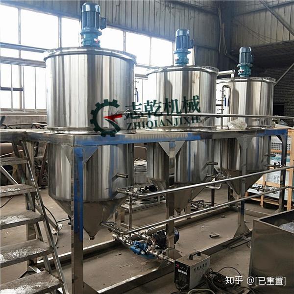 礼盒茶籽油机器 茶籽油精炼设备 茶籽油脱酸脱色脱臭