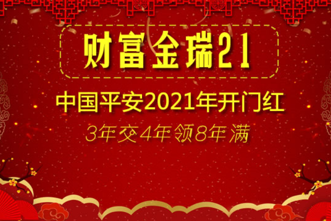 平安财富金瑞21年金险,各种选择的内部收益率irr测算