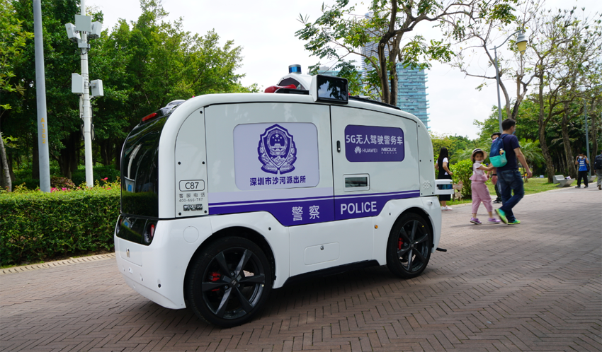 5g赋能智慧警用无人巡逻车助建更安全的智慧城市