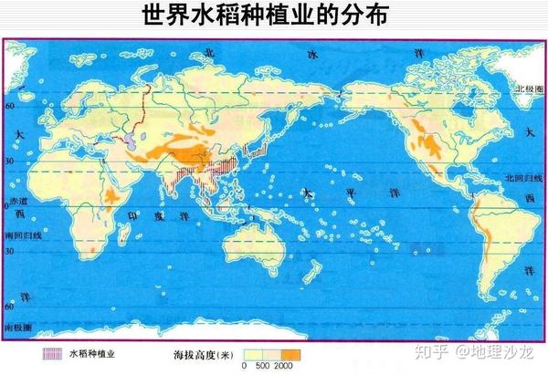 你知道水稻种植业,商品谷物农业和热带种植园农业之间