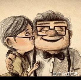 这个是我见过的印象最深刻的头像,年老以后,依旧这样相拥,想想都觉得