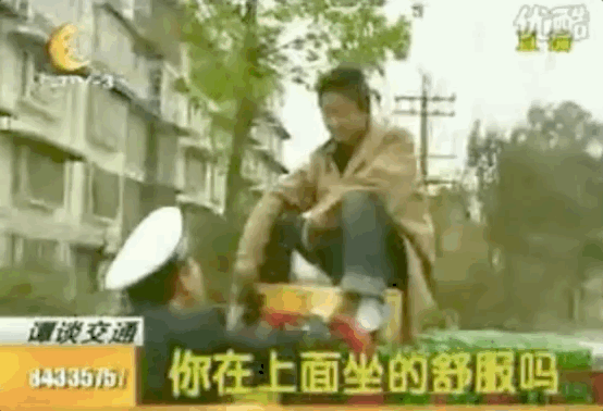 小伙子自信满满:没事,主要是我练过,能腰马合一.