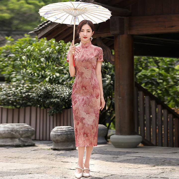 现代改良旗袍中国女人的国服颠倒众生之美看看就流鼻血了