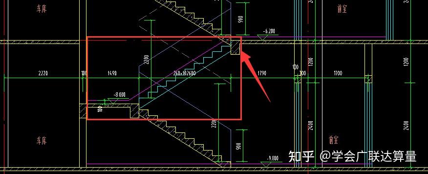 楼梯(包括休息平台,平台梁,斜梁