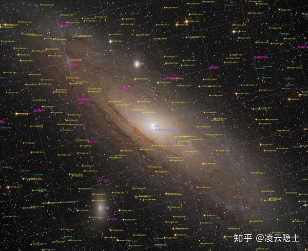 大黑眼中的仙女座大星系