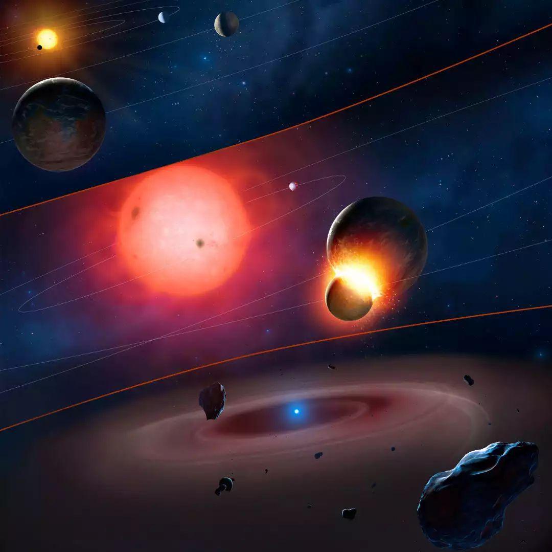 相距486亿千米的白矮星和红矮星产生的新日食灾变