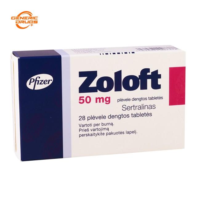 zoloft(sertraline hydrochloride) 50mg盐酸舍曲林片抑郁症和强迫症