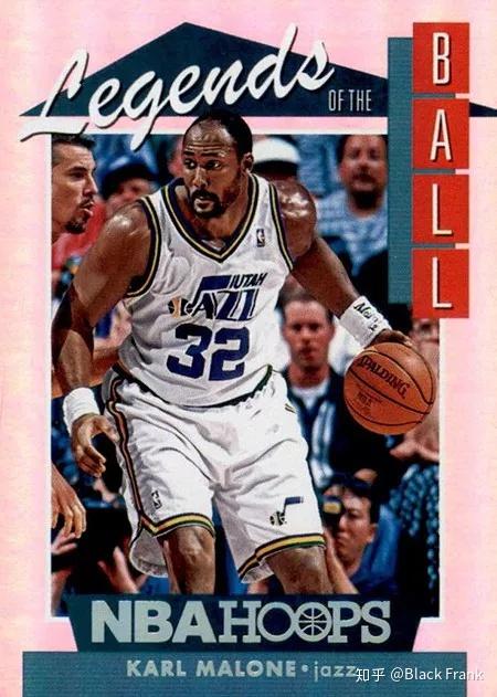 2018-19 hoops legends of the ball #18 karl malone