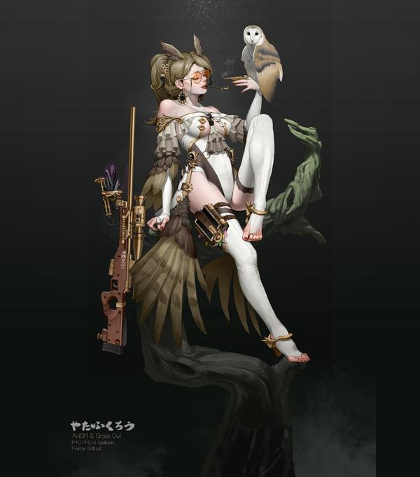 【元素推荐】韩国画师park jin kwang作品欣赏33p 韩风 科幻 赛博角色