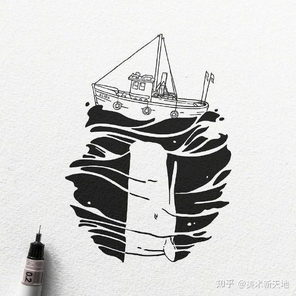 简单有趣的针管画