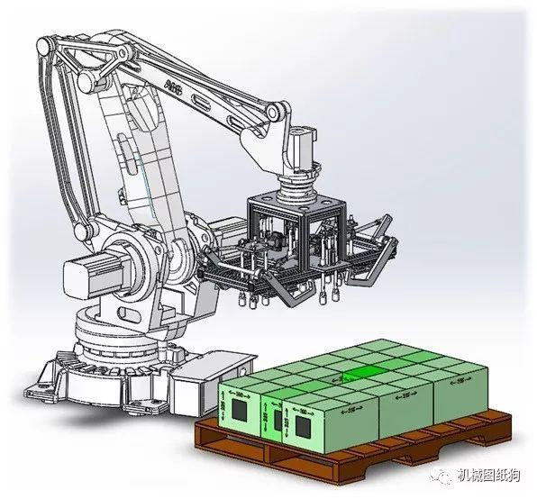 机器人abb机器人末端执行器模型3d图纸step格式