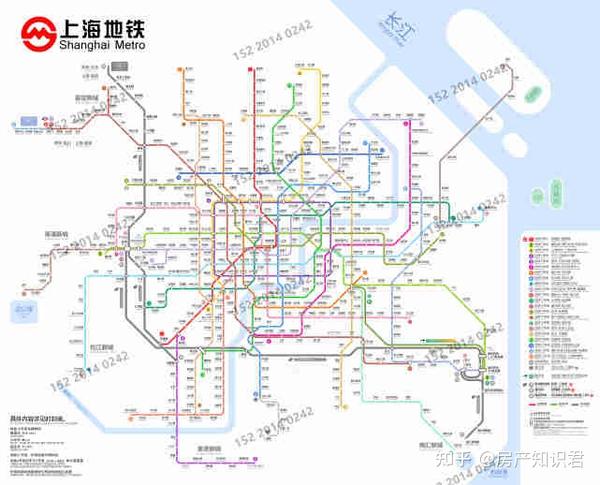 上海市城际轨道交通线网图(远景2035 /规划2025 /已开通运营版),值得