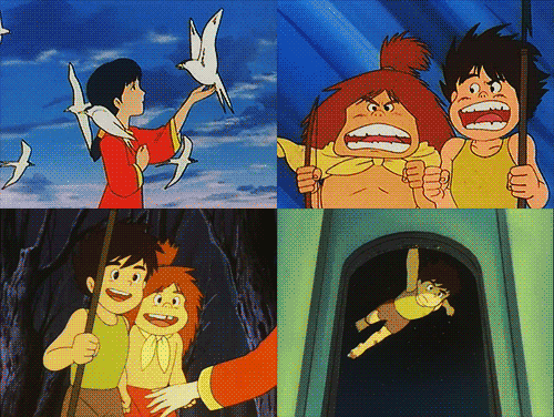 的 《未来少年柯南》(future boy conan),这是1978年的科幻动画片