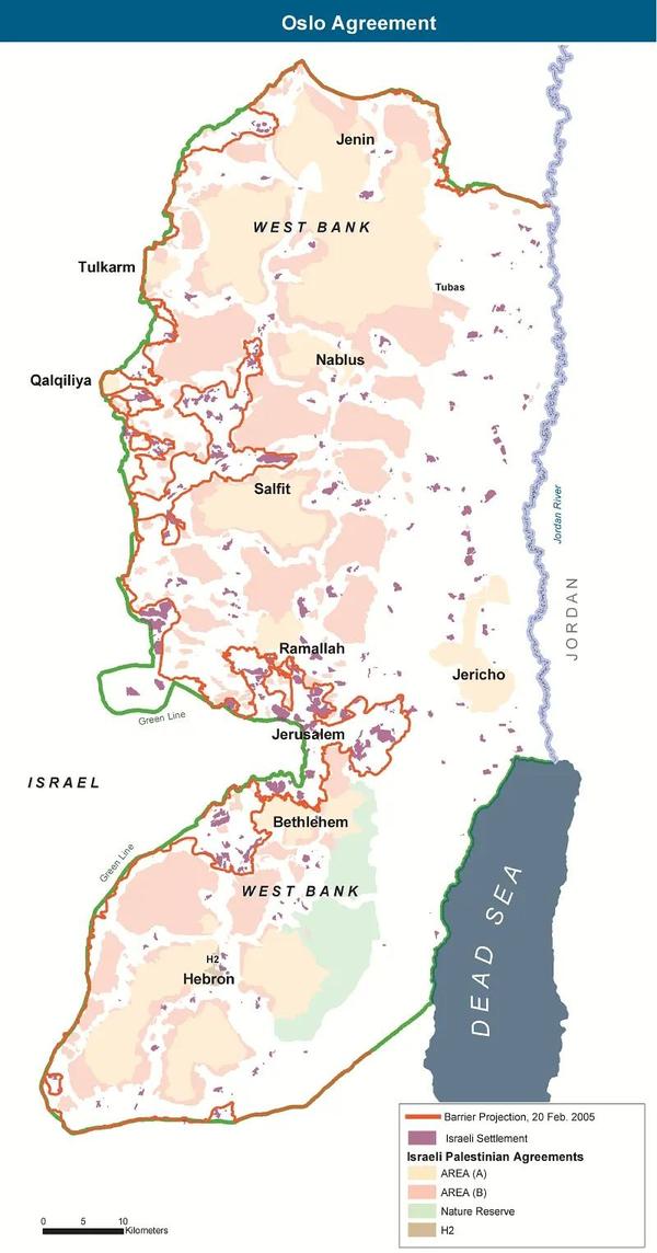 以色列的包围分割同化战略