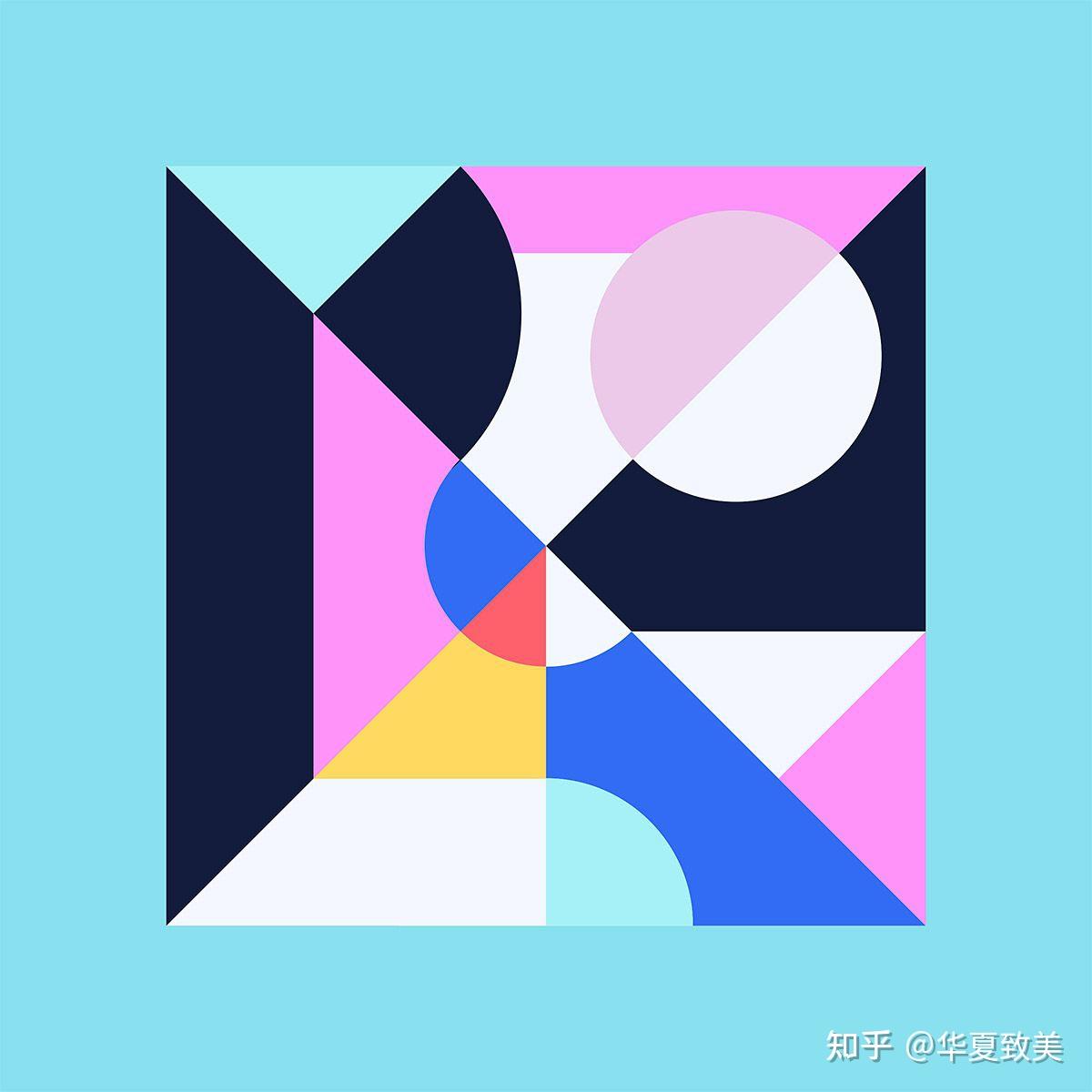 色彩构成海报表现