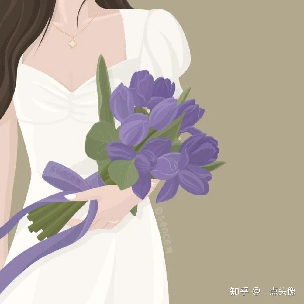 有没有那种捧花的情侣头像