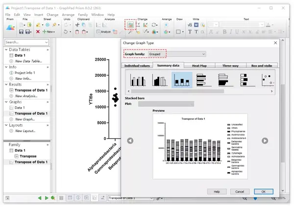 graphpad prism,prism柱状图 graphpad prism教程| 如何用graphpad prism绘制两种堆叠图?