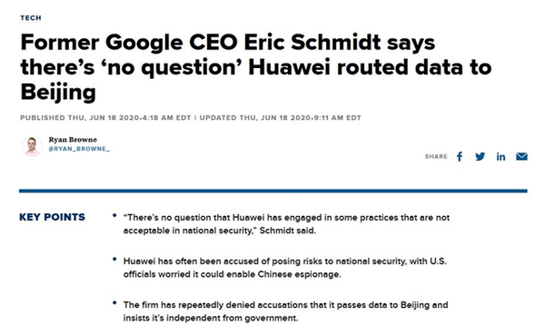 外国问为什么中国禁了西方公司却不满华为被禁？