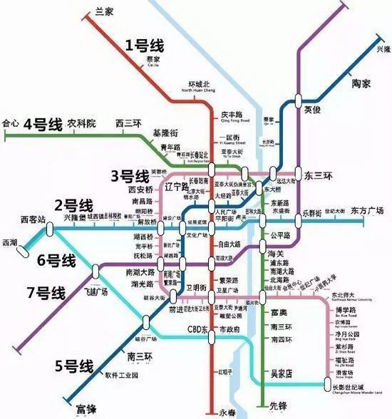 预计2021年底通车长春轨道交通3号线多个站点改为地下车站