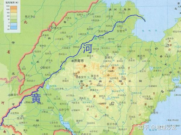 历史上黄河干流在"山东省"境内,为什么经常会发生改道